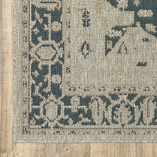 Covington Home Long Island Medallion Indoor Outdoor Rectangular Area Rug