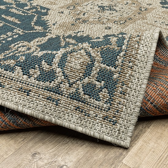 Covington Home Long Island Medallion Indoor Outdoor Rectangular Area Rug