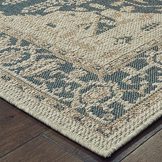 Covington Home Long Island Medallion Indoor Outdoor Rectangular Area Rug