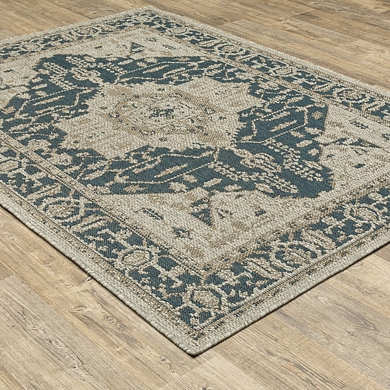 Covington Home Long Island Medallion Indoor Outdoor Rectangular Area Rug