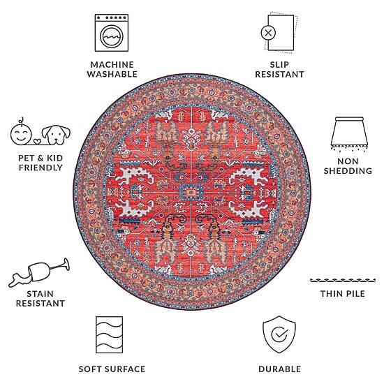 Safavieh Tucson Liam 6'X6' Indoor Round Area Rug