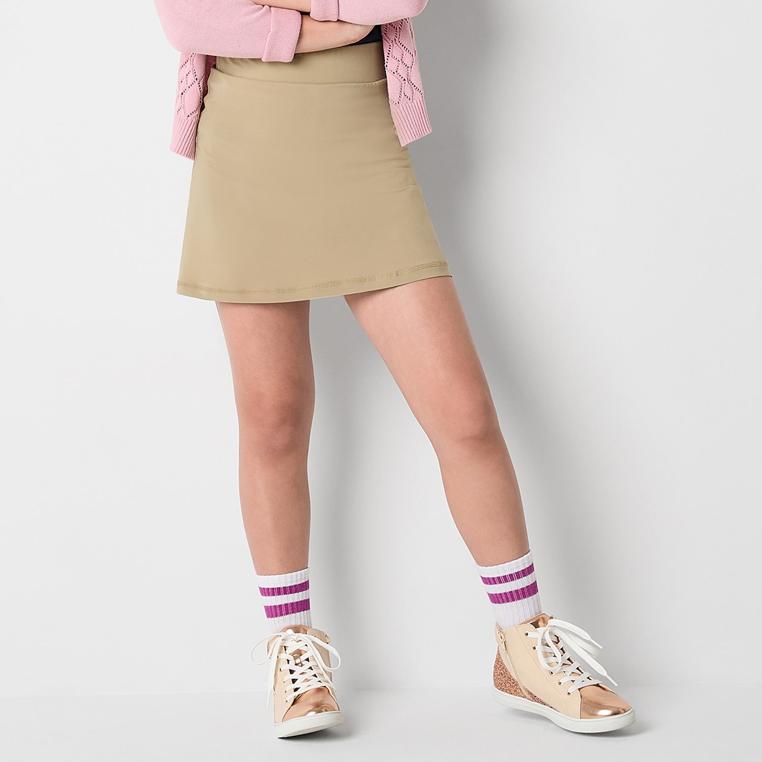 Thereabouts Skort Little & Big Kid Girls STRETCH FABRIC Midi Scooter Skirt