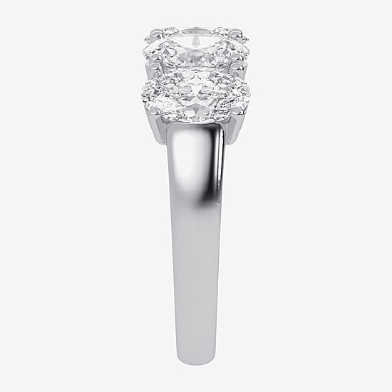 (G / Vs2-Si2) Womens 2 1/2 CT. T.W. Lab Grown White Diamond 14K Gold 5-Stone Anniversary Band