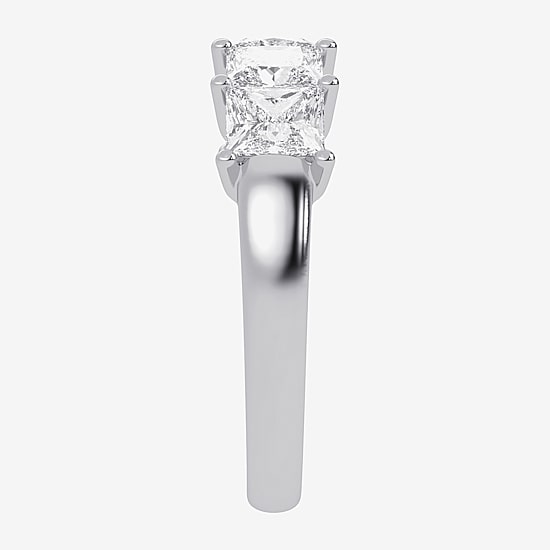 (G / Vs2-Si2) Womens 2 1/2 CT. T.W. Lab Grown White Diamond 14K Gold 5-Stone Anniversary Band