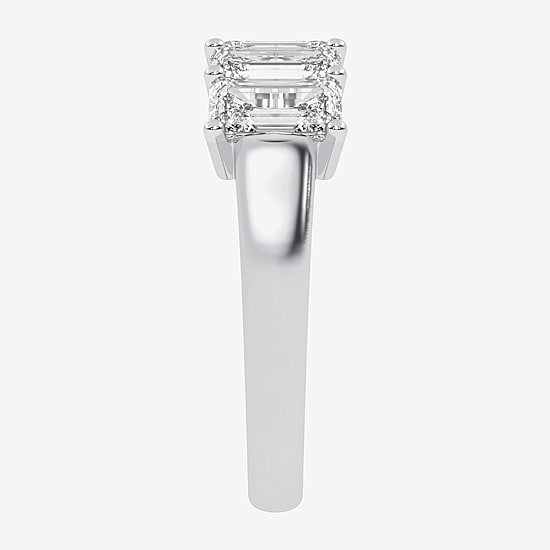 (G / Vs2-Si2) Womens 2 1/2 CT. T.W. Lab Grown White Diamond 14K Gold 5-Stone Anniversary Band