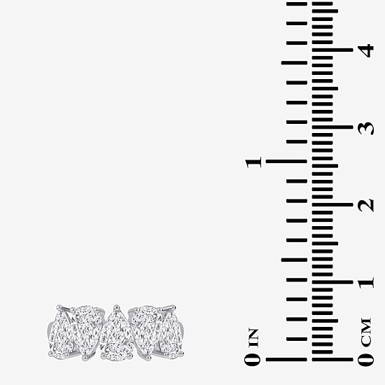 (G / Vs2-Si2) Womens 2 1/2 CT. T.W. Lab Grown White Diamond 14K Gold 5-Stone Anniversary Band