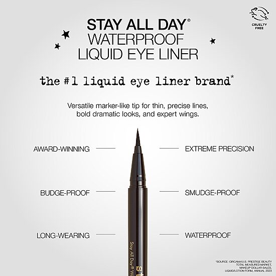 stila Deluxe Mini Stay All Day® Liquid Eye Liner in Intense Black