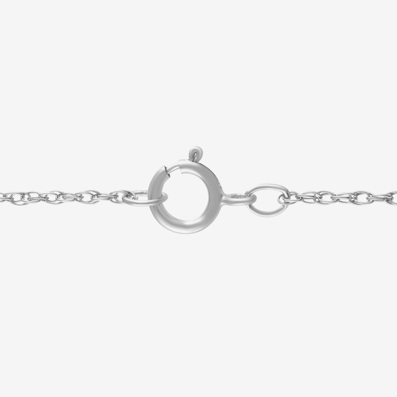1/4 CT. T.W. Lab Grown Diamond and Created Gemstone Sterling Silver 18 Inch Pendant Necklace