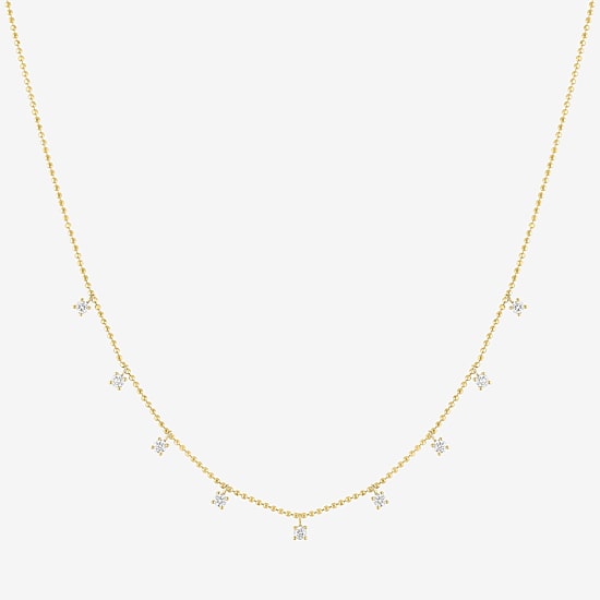 Diamond Addiction (G-H / Si2-I1) Womens 1/3 CT. T.W. Lab Grown White Diamond 10K Gold 18 Inch Pendant Necklace