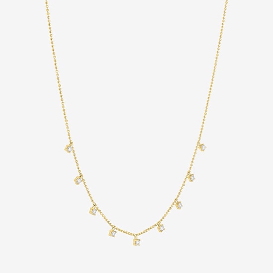 Diamond Addiction (G-H / Si2-I1) Womens 1/3 CT. T.W. Lab Grown White Diamond 10K Gold 18 Inch Pendant Necklace