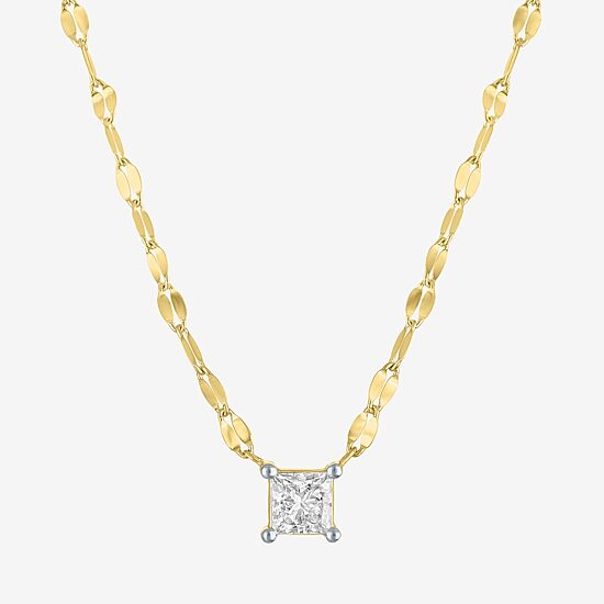 Diamond Addiction (G-H / Si2-I1) Womens 1/3 CT. T.W. Lab Grown White Diamond 10K Gold 18 Inch Pendant Necklace