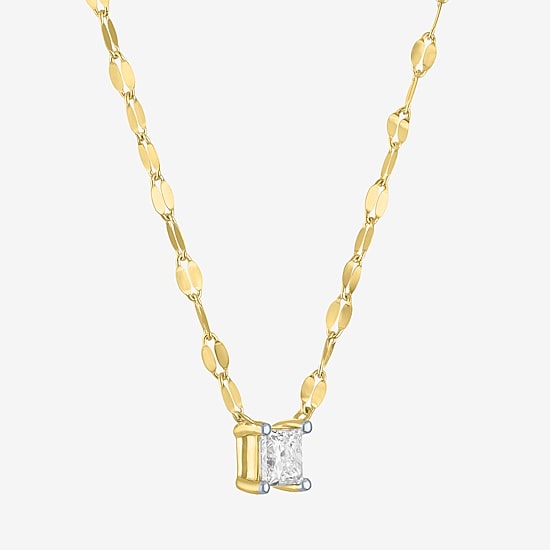 Diamond Addiction (G-H / Si2-I1) Womens 1/3 CT. T.W. Lab Grown White Diamond 10K Gold 18 Inch Pendant Necklace