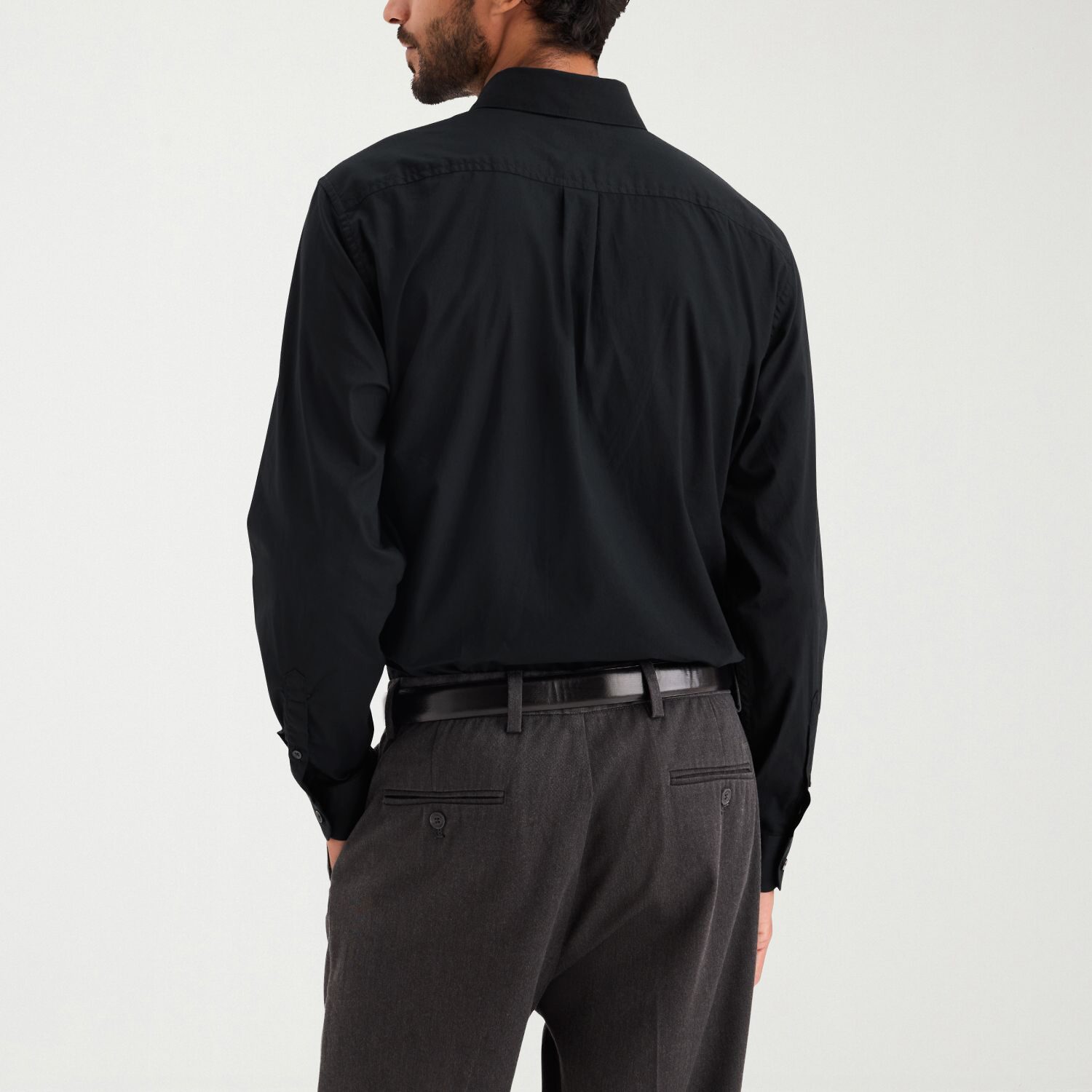 Dockers Stain Defender Mens Long Sleeve Regular Fit Button-Down Shirt