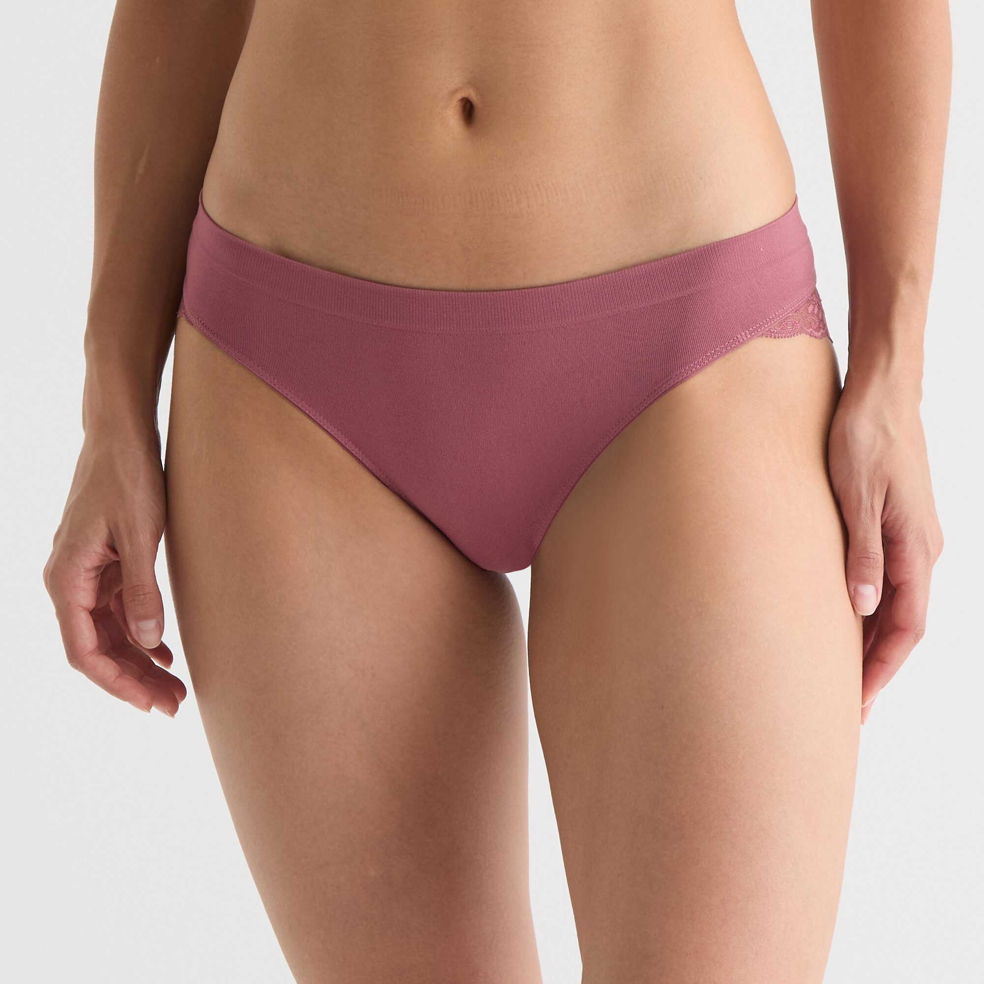 Ambrielle Seamless Lace Cheeky Panty