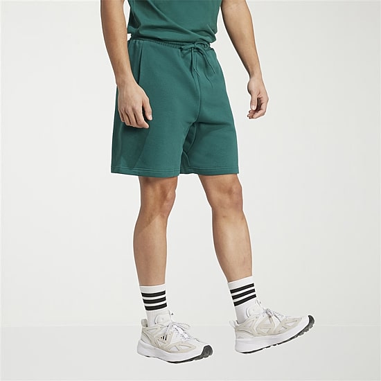 adidas Fleece Mens 7" Mid Rise Workout Shorts