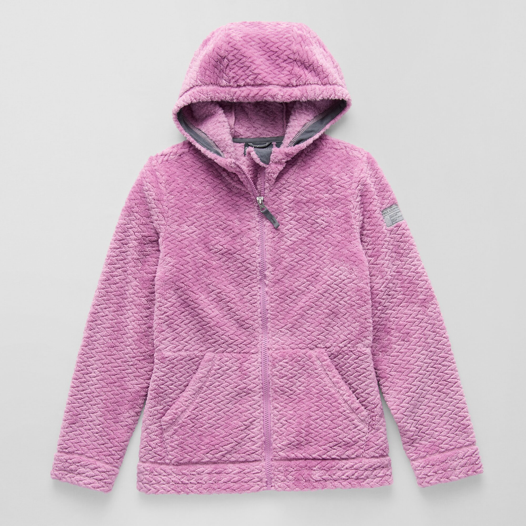 Free Country Little & Big Kid Girls Faux Fur Lightweight Jacket