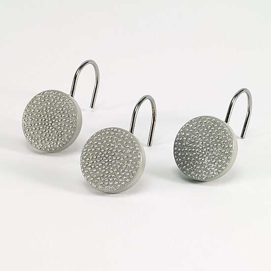 Avanti Dotted Circle Shower Curtain Hooks