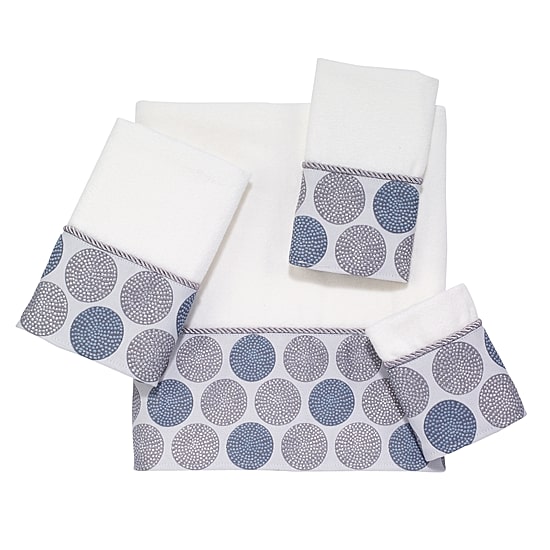 Avanti Dotted Circle Circles Bath Towel