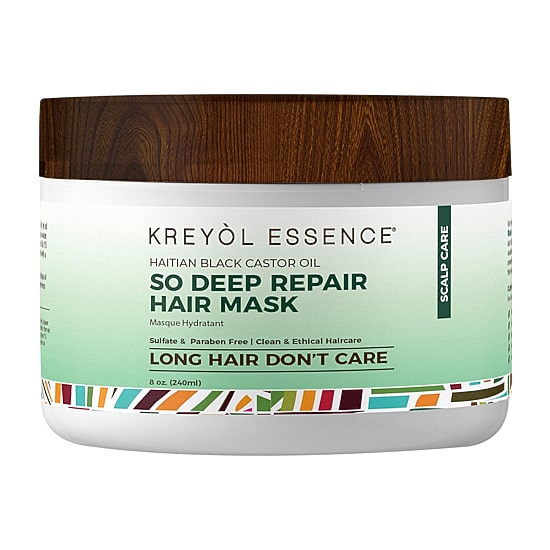 Kreyol Essence Haitian Black Castor Oil So Deep Repair Hair Mask 8 oz.