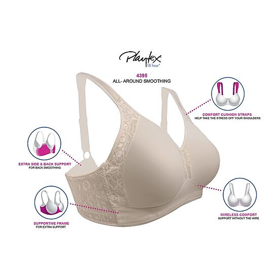 Playtex 18 Hour® All-Around Smoothing Full Coverage Wireless Full Coverage Bra 4395