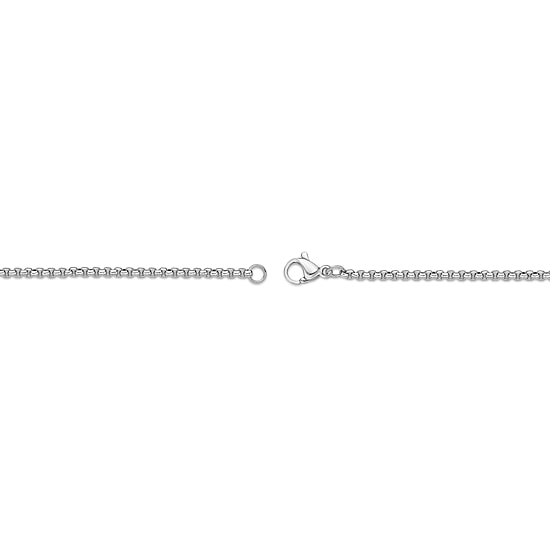 Mens Stainless Steel 18" 2mm Round Box Chain