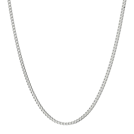Mens Stainless Steel 18" 2mm Box Chain