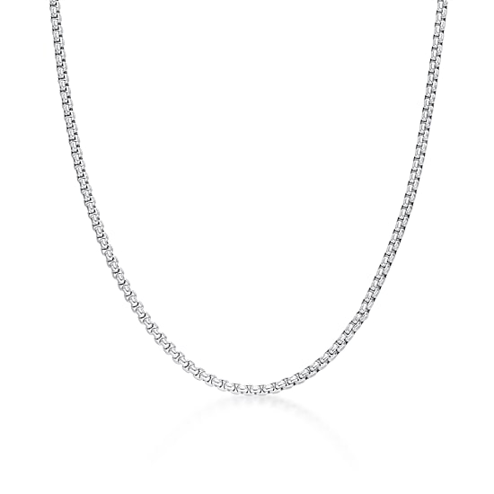 Mens 3.5mm Stainless Steel Box Chain