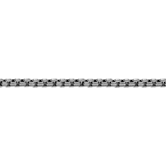 Mens Stainless Steel 22 Inch Box Chain Necklace
