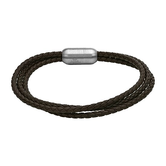 Mens Stainless Steel Wrap Bracelet