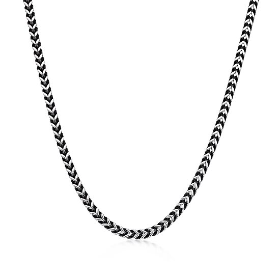 Mens Stainless Steel 22 Inch Wheat Chain Necklace