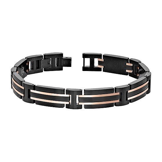 Mens Stainless Steel Wrap Bracelet
