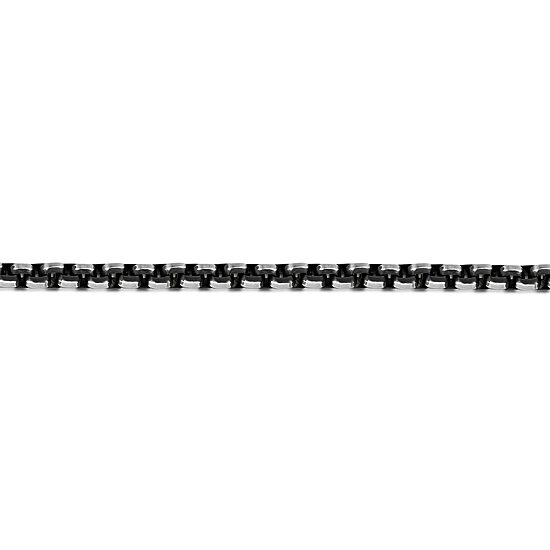 Mens Stainless Steel 8 1/2 Inch Solid Box Chain Bracelet