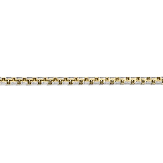 Mens Stainless Steel 8 1/2 Inch Solid Box Chain Bracelet