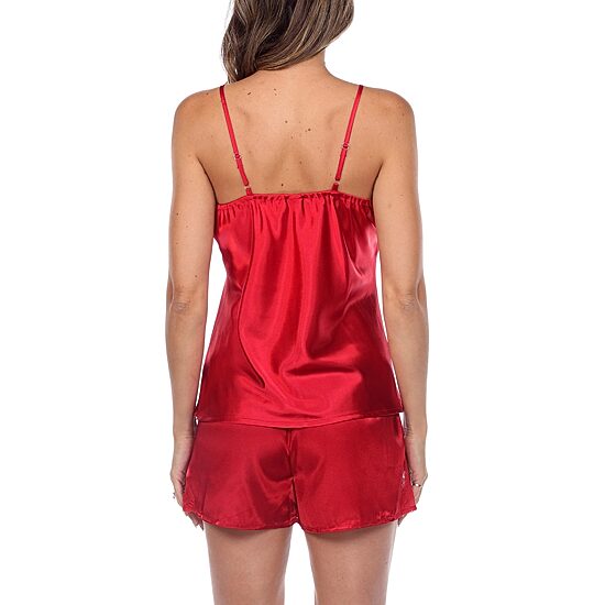 White Mark Womens Square Neck Sleeveless 2-pc. Pajama Set