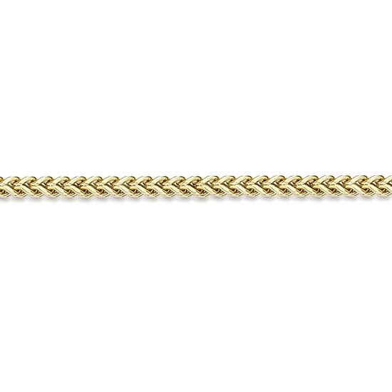 Mens Stainless Steel & Gold-Tone IP 9" 6mm Foxtail Bracelet