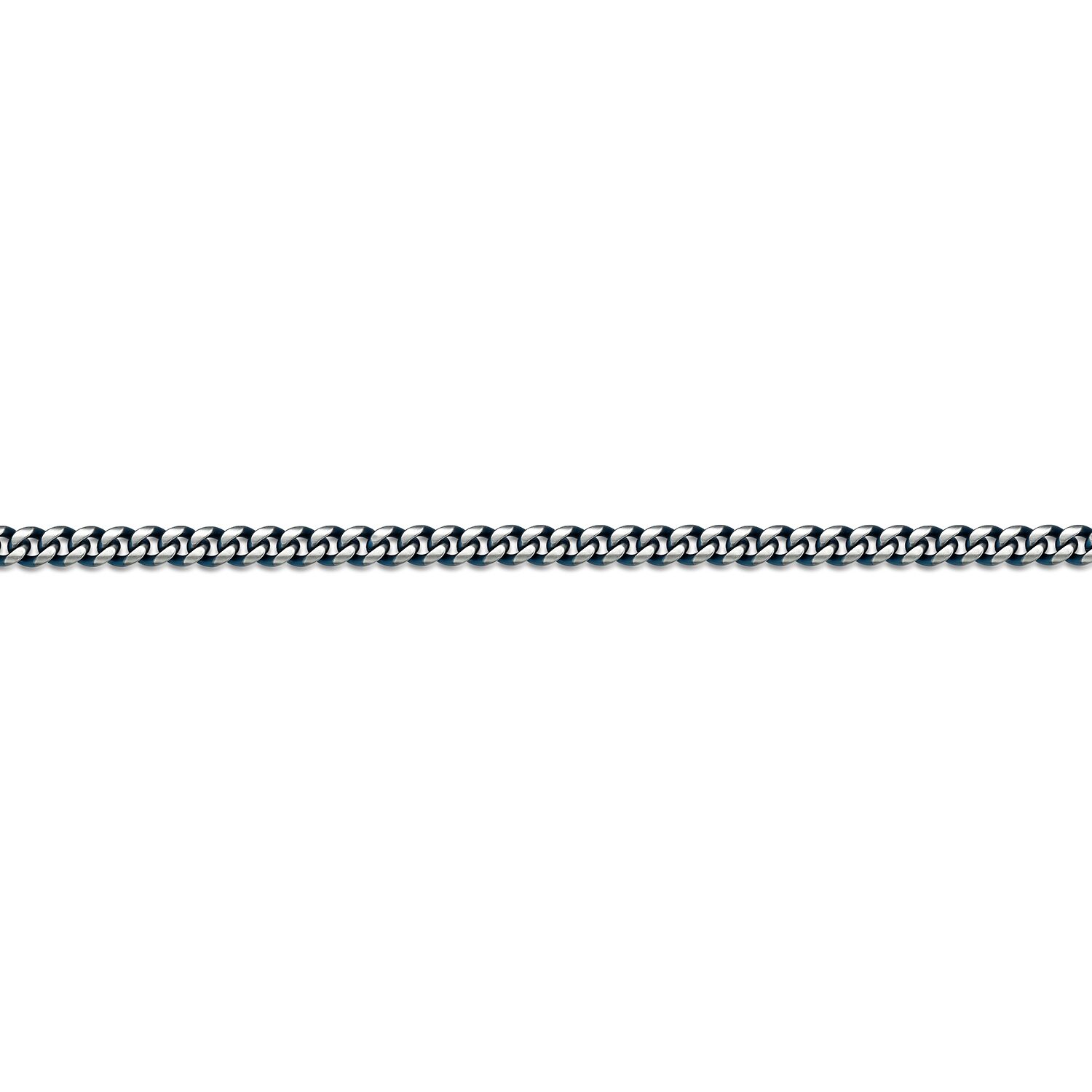 Mens Stainless Steel Inch Curb Chain Necklace