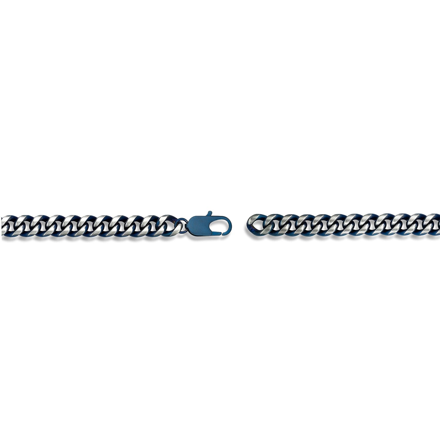 Mens Stainless Steel Inch Curb Chain Necklace