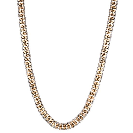 Mens Stainless Steel 24 Inch Curb Chain Necklace