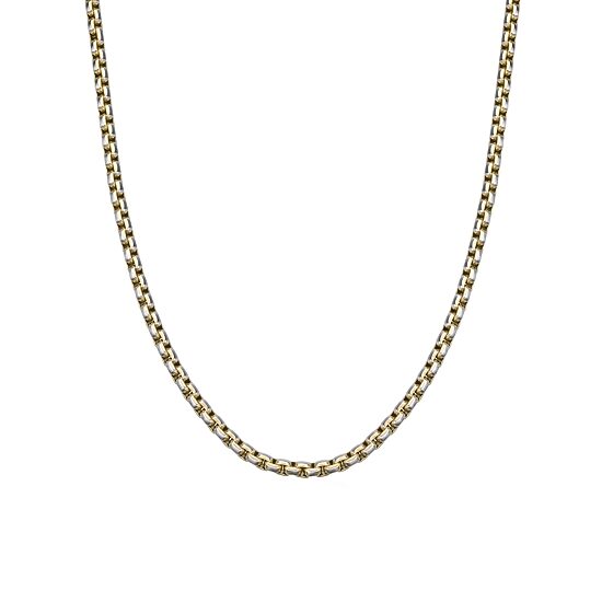 Mens Stainless Steel 24 Inch Box Chain Necklace