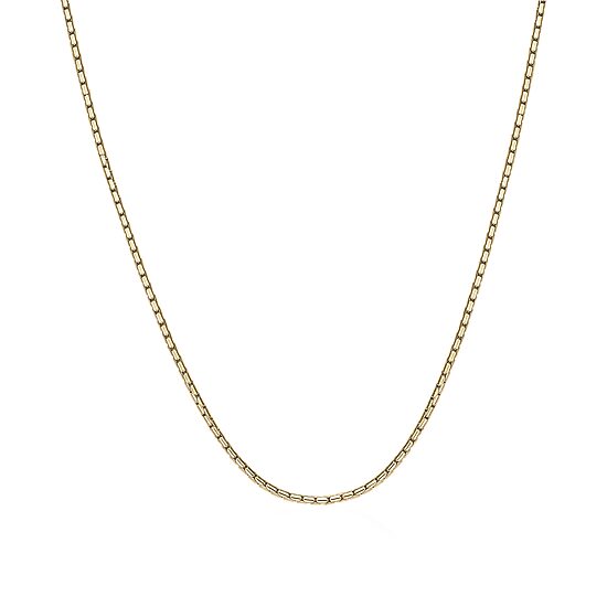 Mens Stainless Steel 24 Inch Snake Chain Necklace