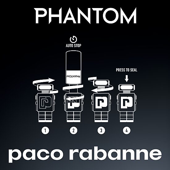 Rabanne Phantom Eau De Toilette Refill Bottle Cologne