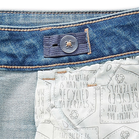 Thereabouts Little & Big Kid Girls Adaptive Adjustable Waist Stretch Fabric Straight Leg Jean
