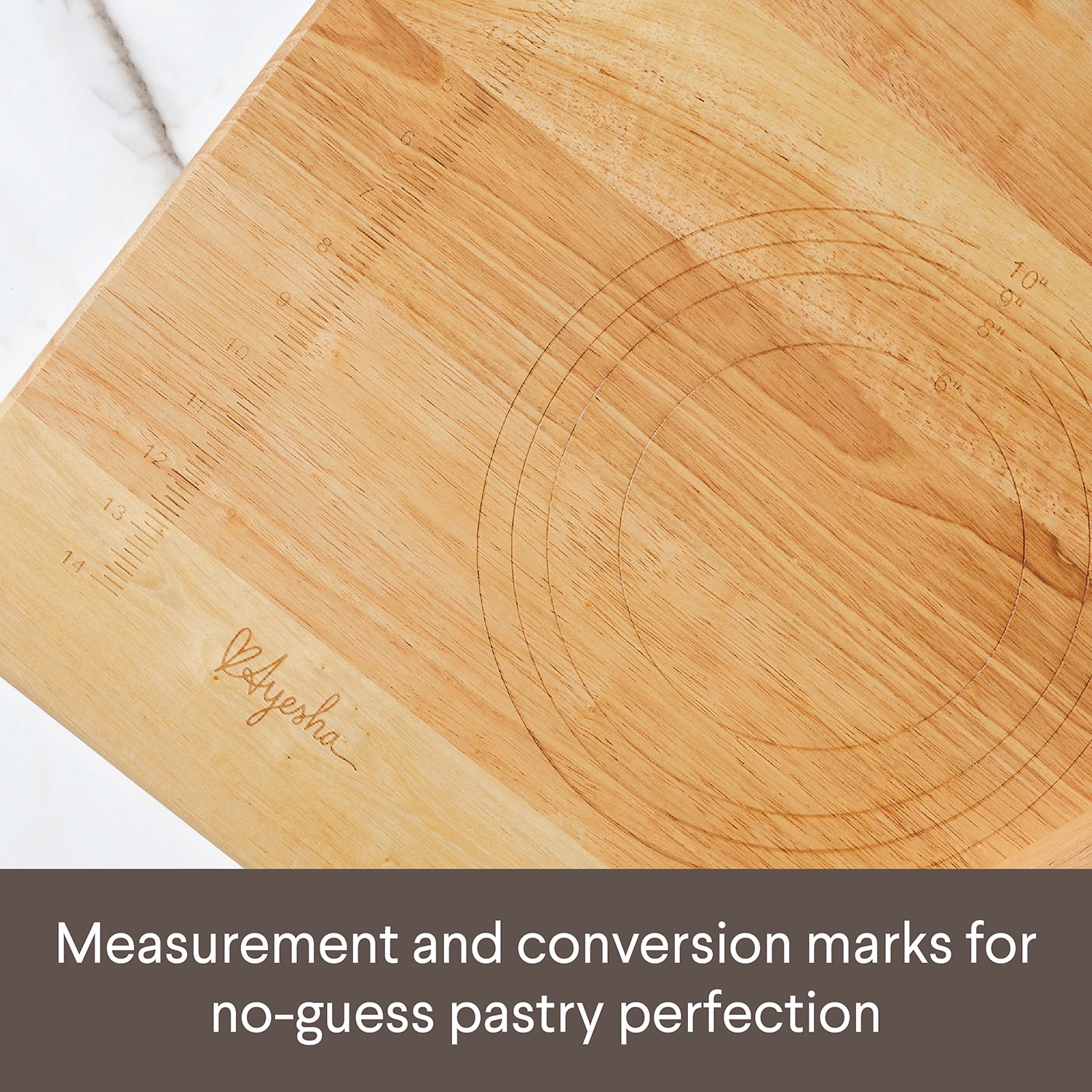 Ayesha Curry Rolling Pin and Pie Board Set