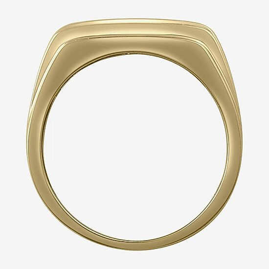 Mens 1/2 CT. T.W. Natural White Diamond 10K Gold Wedding Band