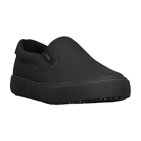 Nunn Bush Grazie Mens Moc Closed Toe Work Shoes, Color: Black