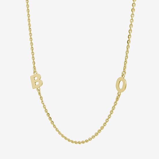 Womens 14K Gold Over Silver 16 Inch Cable Chain Necklace