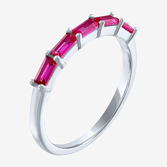 Gemstone Sterling Silver Stackable Ring
