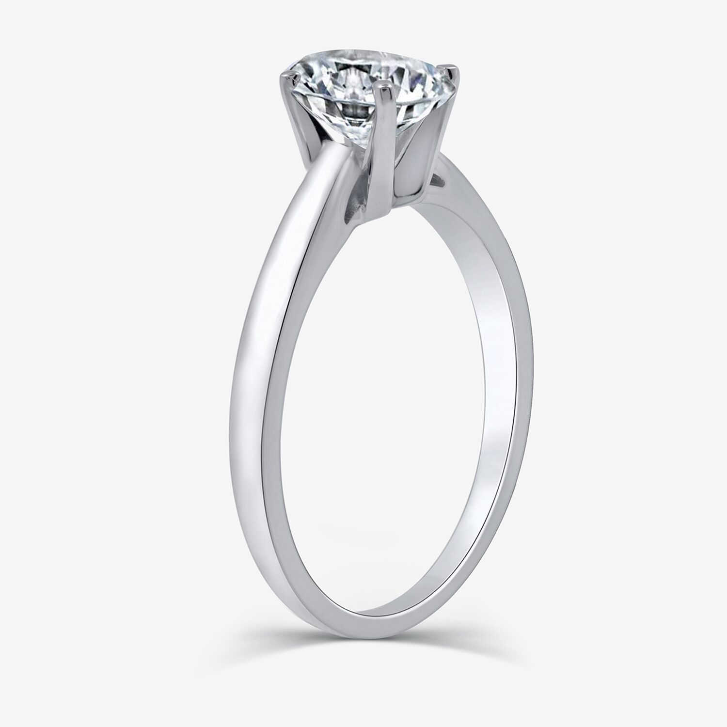 1 CT. Lab-Grown (G / SI2) Diamond Oval Solitaire Engagement Ring 10K or 14K Gold