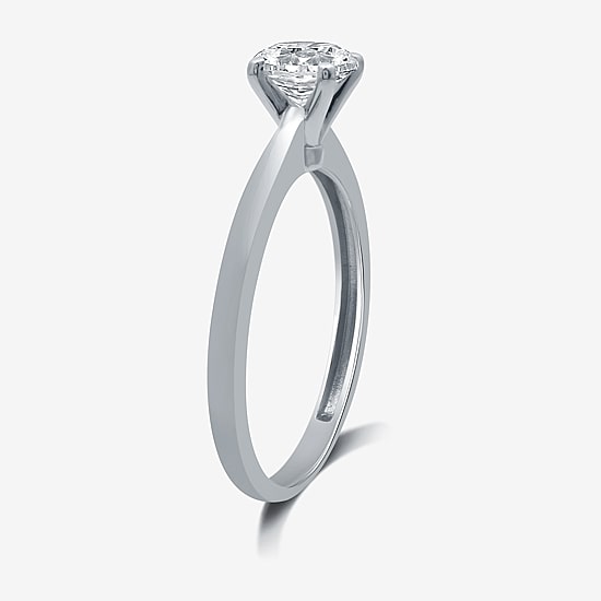 (G / SI2) Womens 3/4 CT. Lab-Grown White Diamond 10K Gold or 14K Gold Round Solitaire Engagement Ring