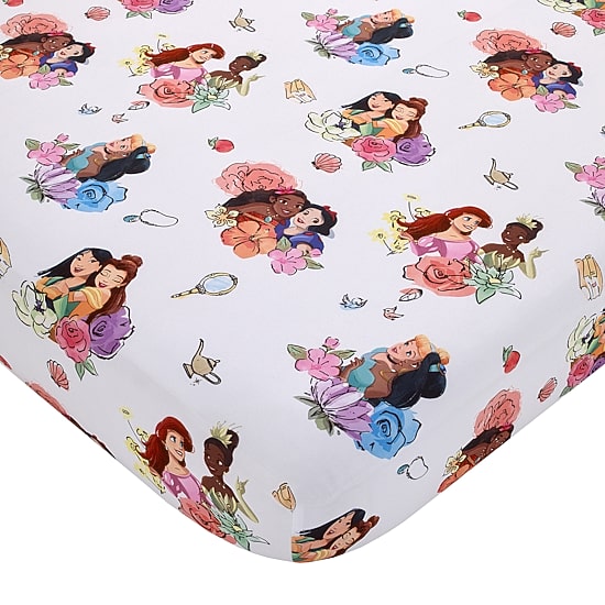 Disney Collection 2-pc. Princess Crib Sheet